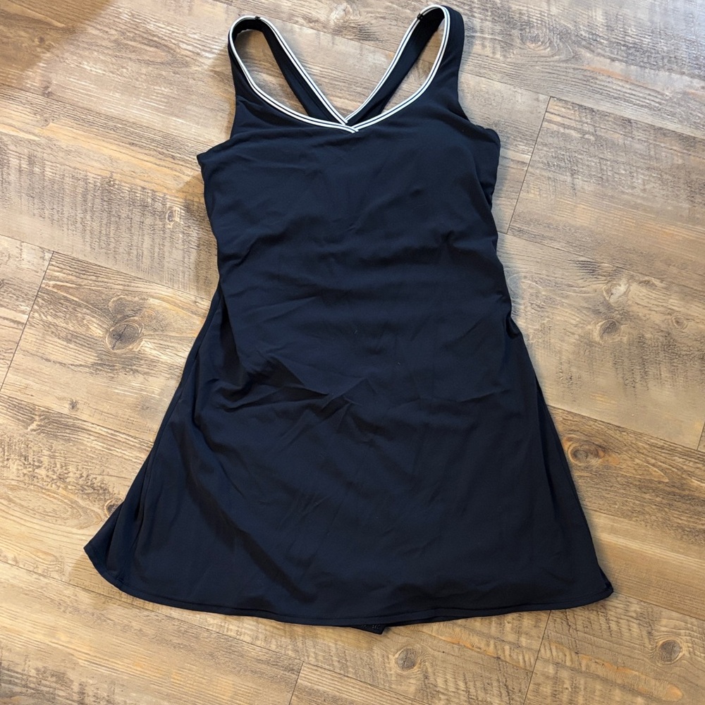 All in Motion Black Mini Dress